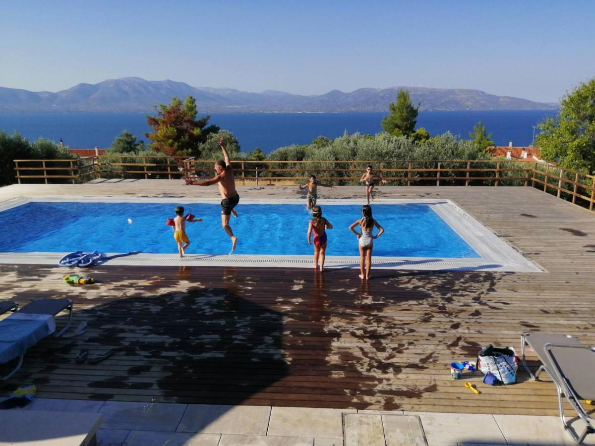 Villa Kalamos / Sea View And Pool Nearby Athens Kültér fotó