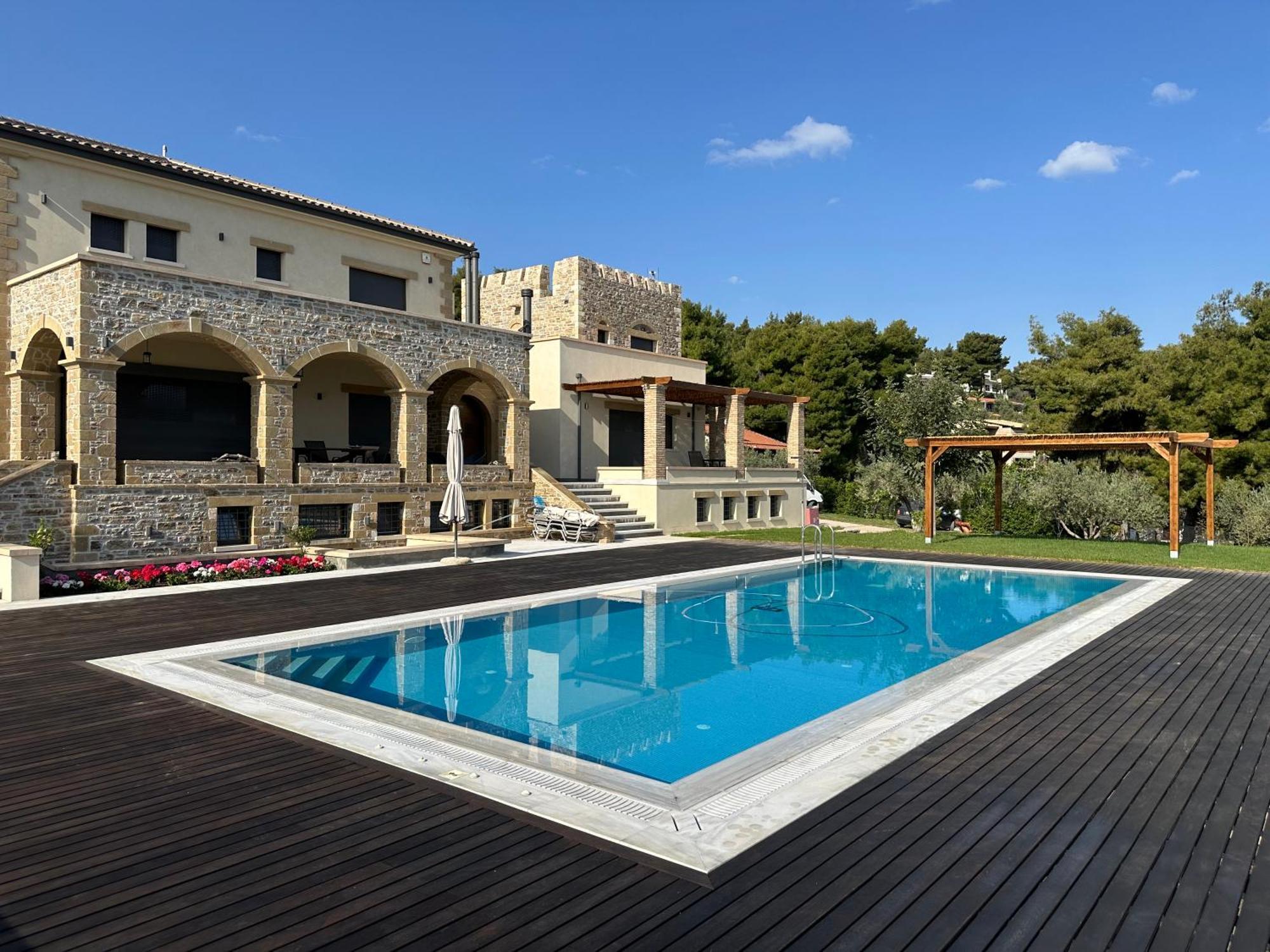 Villa Kalamos / Sea View And Pool Nearby Athens Kültér fotó