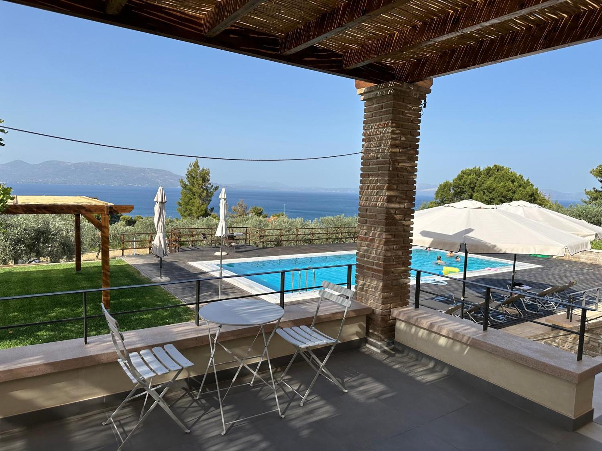 Villa Kalamos / Sea View And Pool Nearby Athens Kültér fotó
